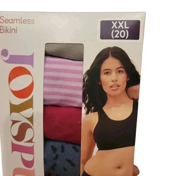 Joyspun Women's Seamless Bikini Panties 6 Pair New - Picture 9 of 10